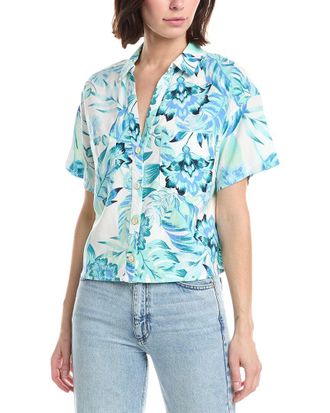 NVLT Nvlt Linen-Blend Camp Shirt