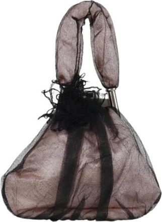 Chanel Pre-owned Drawstring Bucket - Dames - Vintage Handtas - Roze - ONE Size - Nylon - Vintage