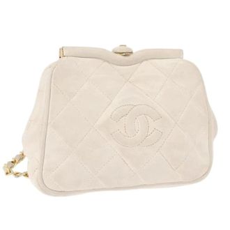 Chanel Pre-owned Vintage Leren Handtas - Dames - Pre-owned - Wit - Maat: ONE Size Leer