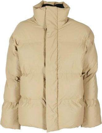 Rains Puffer Bator Jacket - male - Rains - Winter Jackets - Beige - XS - Jackets
