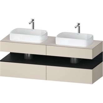 Duravit Qatego Consola Mueble Bajo Lavabo, 2 Extensiones, 2 - Duravit