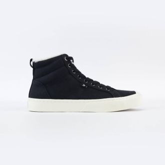 Cariuma Mens Oca High Therma Vegan Suede Boots In Black, White