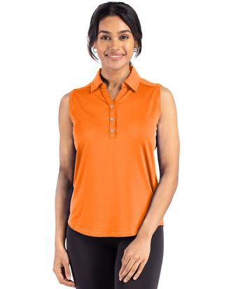 Cutter & Buck Forge Eco Stretch Recycled Womens Sleeveless Polo