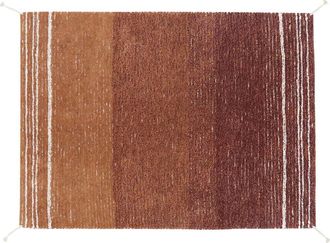 Lorena Canals Reversible Washable Recycled Cotton Blend Rug in Toffee/natural Light Honey at Nordstrom