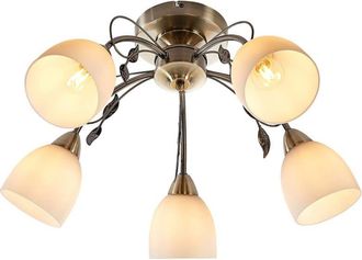 Lindby L&aacute;mpara de techo de metal bronce