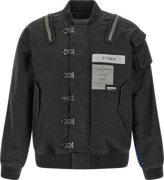 Yohji Yamamoto Black Logo Jacket