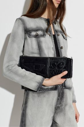 Diesel FLAG-D SHOULDER Shoulder Bag, Unisex, Black