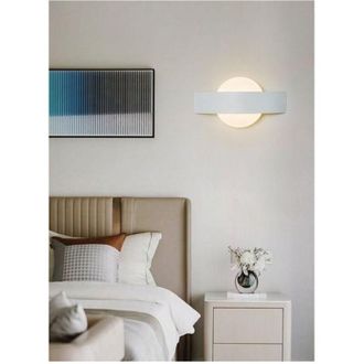 Trade Shop Trade Shop Traesio - Trade Shop - Applique De Parete Led 8watt Doppia Emissione Luce 3 Colorations Of Light E17-b3c
