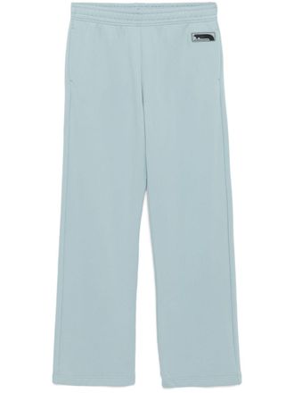 Maison Kitsun&eacute; flash fox track pants - women - Polyamide/Cotton - M - Blue