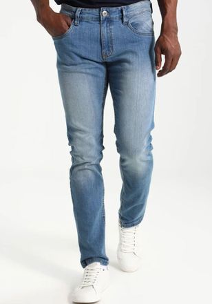Indicode Regular-fit-Jeans INDICODE INTony, Herren, Gr. 28, L&auml;nge 34, blau (dunkelblau), Denim/Jeans, Obermaterial: 98% Baumwolle, 2% Elasthan, Abriebeffekte, 