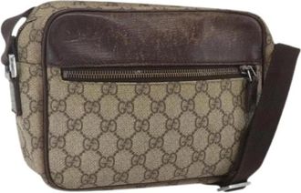 Gucci Pre-owned Plastic Cross Body Bag - Dames - Vintage Schoudertas - Beige - ONE Size - Vintage
