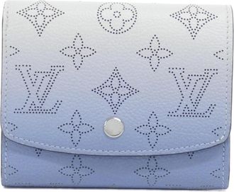 Louis Vuitton Blue Pearl Light Blue Leather Wallet (Bi-Fold) (Pre-Owned)