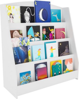 Clp Librer&iacute;a Melfa De Madera Con 4 Estantes 80 Cm