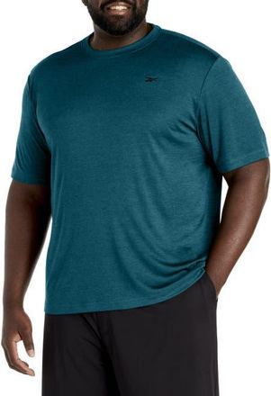 Reebok Big & Tall ID Train Melange Performance Tee in Retro Teal at Nordstrom, Size 6X Big