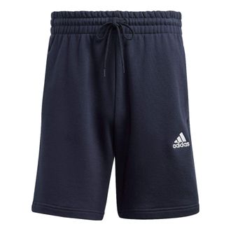adidas Essentials French Terry 3-Stripes Shorts Navy IC9436
