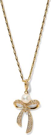 Nadri Eros Bow Choker Necklace in Gold at Nordstrom