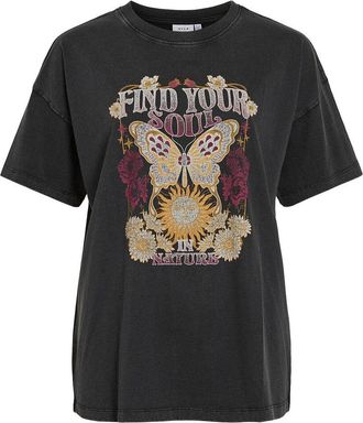 Vila T-shirt met korte mouwen en motief