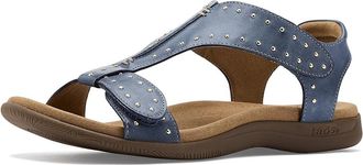 Taos Footwear Show Stopper Womens Sandals Dark Blue : 10 M, Full Grain leather