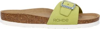 Rohde Groene Damessandaal - Alba - Dames - Sandalen - Groen - 38 EU - Su&egrave;de - Schoenen