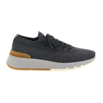 Brunello Cucinelli Heren, Schoenen, Grijs, Maat: 42 EU Katoen