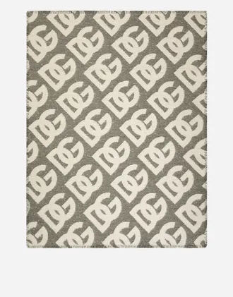 Dolce & Gabbana Wool, Silk, And Cashmere Blanket - Plaid Multicolor Onesize
