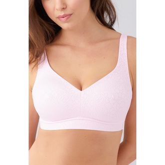 Wacoal Inside Job Wireless Bra in Cradle Pink at Nordstrom, Size 34C