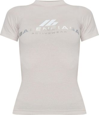 Balenciaga T-Shirt Activewear Aderente-Donna