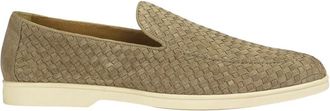 Doucal's Geweven Su&egrave;de Loafer - Heren - Loafers - Bruin - 42 EU - Su&egrave;de - Schoenen