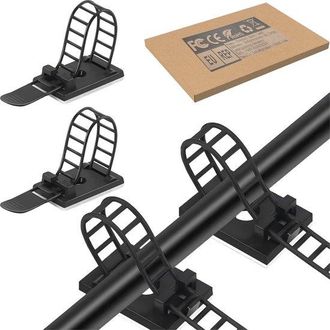 OEM Organizador De Cables De Escritorio, Sujetacables, Clip Autoadhesivo Para Cables, Clip Autoadhesivo, 50 Piezas, 2,5 1,8 Cm