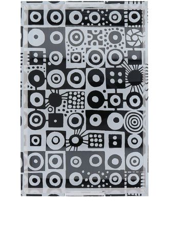 10 Corso Como Printed tray - unisex - Plexiglass - One Size - Black