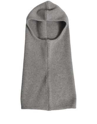 Dolce & Gabbana HAT10025 Virgin Wool Ribbed Knit Winter Hat - Gray