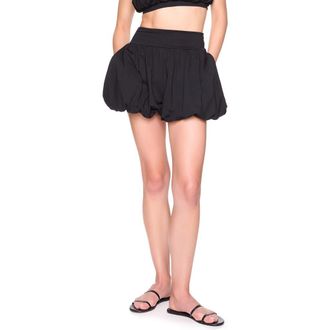 Susana Monaco Bubble Shorts in Black at Nordstrom Rack, Size X-Large