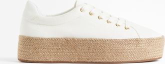 H&M Espadrille-Sneaker - White
