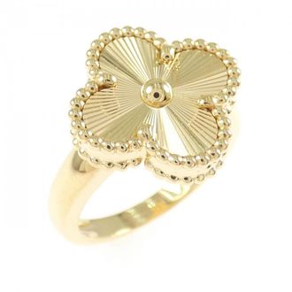 Van Cleef & Arpels Yellow Gold (18K) Band Ring (Pre-Owned)