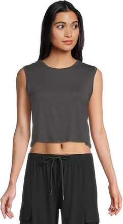 SPLITS59 Sienna Jersey Tank Top Womens Clothing Graphite : XL, Spandex