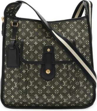Louis Vuitton Vintage Cross Body Bags, unisex, Black, ONE SIZE, Pre-owned Canvas Cross Body Bag