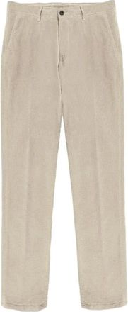 Incotex Slim Corduroy Broek - Heren - Slim Fit Broeken - Beige - W32 - Katoen - Broeken