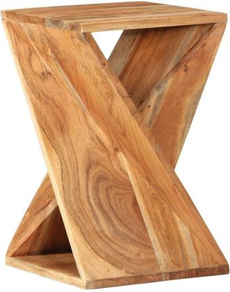vidaXL Side Table 35x35x55 cm Solid Wood Acacia Vidaxl
