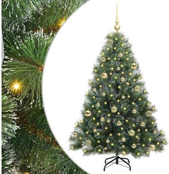 vidaXL &Aacute;rbol De Navidad Artificial Con 150 Led Verde 150 Cm Pe Y Pvc Vidaxl