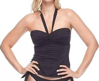 Skye Sulawesi Amelia Tankini Top In Black