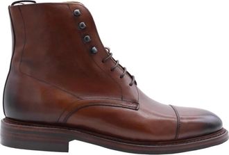 Cordwainer Wouter Stijlvolle Laars - Heren - Veterlaarzen - Bruin - 43 1/2 EU - Schoenen