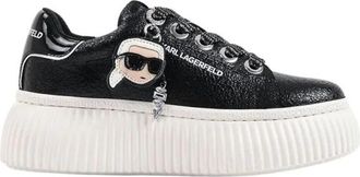 Karl Lagerfeld Kreeper NFT - Dames - Sneakers - Zwart - 37 EU - Leer - Schoenen