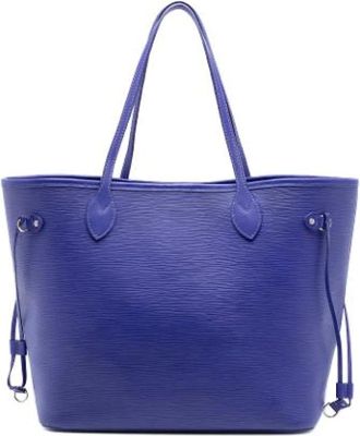 Louis Vuitton Pre-owned Tote Bags, female, Purple, Size: ONE SIZE Pre-owned Neverfull MM Tote Bag