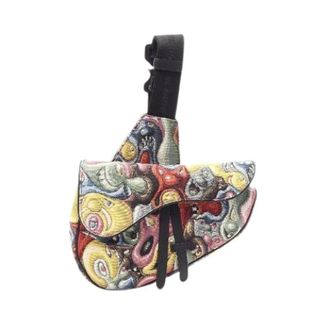 Dior Pre-owned Diol &times; Kenny Scharf Saddle 2-way heuptas - Heren - Pre-owned - Veelkleurig - Maat: ONE Size Leer