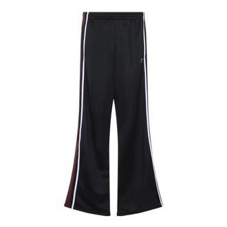 Martine Rose Wide Trousers, male, Black, Size: XL Wide Leg Trackpant
