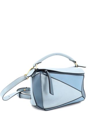 Loewe Puzzle Bag Leather Small satchel - Blue