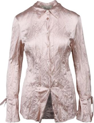 Blumarine Metallic Shirt - Pink