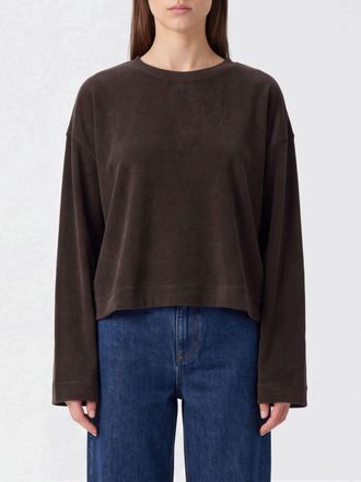 Eleh Felpa girocollo oversize in jersey con spalle cadute