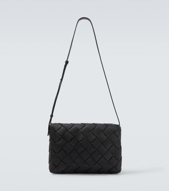 Bottega Veneta Diago Large Intreccio leather messenger bag
