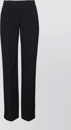 Balmain straight leg wool trousers